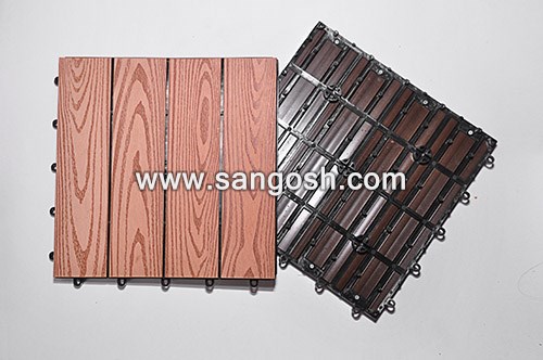 Sàn gỗ nhựa ngoài trời dạng vỉ ( SH Wood 300 S )